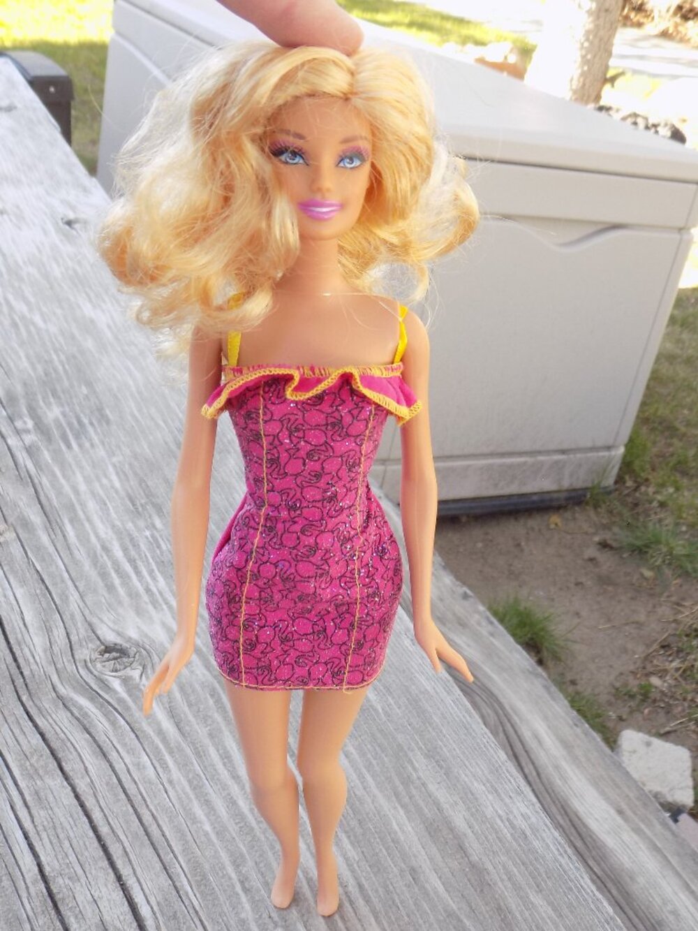 BARBIE DOLL Blonde Blue Eyes 2007